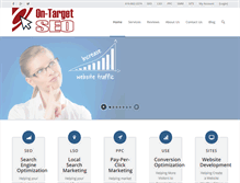 Tablet Screenshot of on-targetseo.com